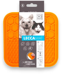 M-PETS Lecca falásgátló nyalószőnyeg S 15x15x1cm narancssárga (M60515505)