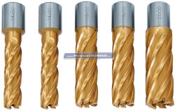 Bernardo HSS-magfúró CDL, TiN-bevonattal, 14/18/22 mm, fúrási mélység: 50 mm, 5 darab