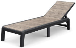 Keter Porto műanyag kerti napozóágy párna nélkül (271153)