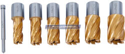 Bernardo HSS-magfúró készlet CDS, TiN-bevonattal, 14 - 24 mm, fúrási mélység: 25 mm