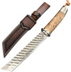 HARAHU Damaszkusz kültéri kés GE - 39484 - Barna KP39484