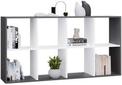  Malax 2X4 ANTRACIT FEHÉR Polc