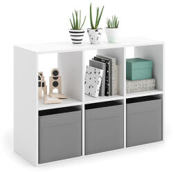  Kob Lonii 2x3 fehér polc