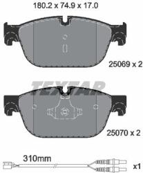 TEXTAR Fékbetét készlet TEXTAR 2506901 for CITROËN, PEUGEOT, DS (2506901)