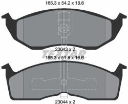 TEXTAR Fékbetét készlet TEXTAR 2304301 for CHRYSLER, DODGE (2304301)