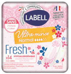 Labell Egészségügyi betét Ultra Mince, Deo fresh szárnyas (méret: normál) (14 db/cs) - diaper