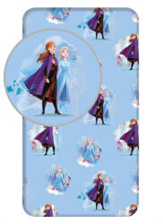  Disney Jégvarázs Blue Leaves gumis lepedő 90*200 cm (JFK961513) - ostore