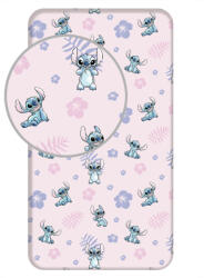  Disney Lilo és Stitch, A csillagkutya Pink gumis lepedő 90x200 cm - ostore