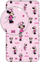  Disney Minnie Pretty in Pink gumis lepedő 90x200 cm (JFK034910) - ostore