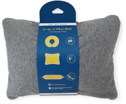 Be relax 3in1 Flexi Rest - Pernă de călătorie cu microgranule Culoare: Gri