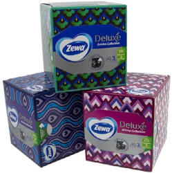 Zewa Papírzsebkendő ZEWA Deluxe 3 rétegű 60db-os dobozos Aroma Collection (12.00507)