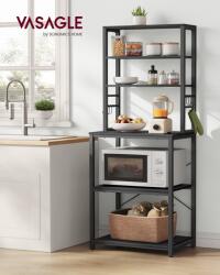 Vasagle Raft de bucatarie Vasagle Gri 60x40x167 cm (KKS024B22-LR)
