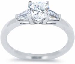 White & Black 0, 88 karátos gyémánt eljegyzési gyűrű - Trilogy - GIA (AU13934)