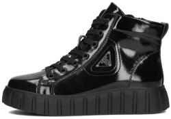Filippo Ghete dama, negru, casual, piele naturala lacuita, cu talpa joasa, Filippo DBT4146-23-BK-Negru (Marime: 41) (DBT4146-23-BK-Negru-41)
