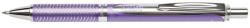 Pentel Rollertoll 0, 35mm, fém viola test, Pentel Energel BL407V-A vkék - suplix