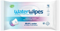 WaterWipes BIO Adult Care Sensitive Nedves Törlőkendő 30db - Műanyagmentes, Érzékeny Bőrre, Gyengéd Tisztítás (8043614)