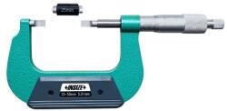 INSIZE Micrometru mecanic caneluri INSIZE 25-50mm, lama 6, 5x0, 75mm, rezolutie 0, 01mm, tip A (3232-50A)
