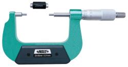 INSIZE Micrometru mecanic pentru caneluri INSIZE 25-50mm, varf 5x2mm, rezolutie 0, 01mm, tip A (3233-50A)