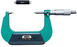 INSIZE Micrometru mecanic pentru caneluri INSIZE 50-75mm, varf 5x2mm, rezolutie 0, 01mm, tip A (3233-75A)