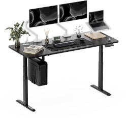 StableDesk Birou reglabil electric StableDesk Plus 2 (Model 2025), 2 motoare, Ridica 100 kg, Controler cu Butoane, Aplicatie Smart pentru Telefon, Ergonomic, 3 F (SD-113-NE-R-NE-200x80)