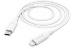 Hama Charging Cable, USB-C - Lightning, 1 m, white (HM201598)