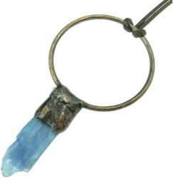  Réz foglalatos kianit medál