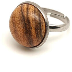 R. M. ékszer Természetes kép jáspis állítható gyűrű kerek 16mm (019356)