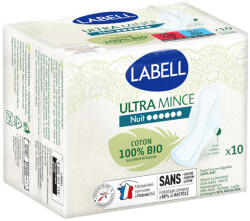 Labell Egészségügyi betét Ultra Night Bio, Csomagolás sérült! szárnyas (méret: éjszakai) (10 db/cs) - babybear