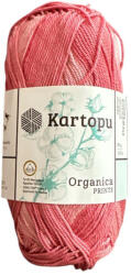  Kartopu Organica Print 100% színátmenetes pamut fonal H2201 - Eper