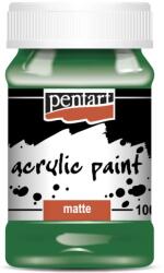 Pentart Matt akrilfesték 100 ml zöld 0261