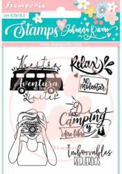 Stamperia Akril pecsételő 9, 5 x 10, 5 cm - Kaland