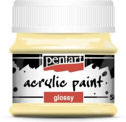 Pentart Fényes akrilfesték 50 ml tejeskévé