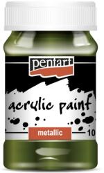 Pentart Metál akrilfesték 100 ml zöld