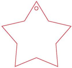 Penta collection Fafigura, 5 db/csomag - csillag 104