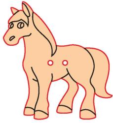 Penta collection Fafigura gomb 59 - paci 10 db/csomag