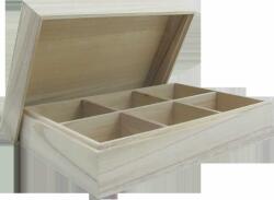 Penta collection Teafilter tartó, 6 rekeszes, 24 x 16 x 7, 5 cm