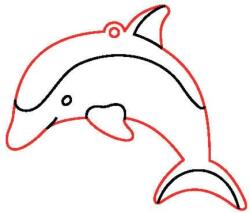 Penta collection Fafigura, 5 db/csomag - delfin 398