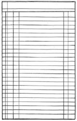 Stamperia HD gumi pecsételő 7 x 11 cm - Lined page