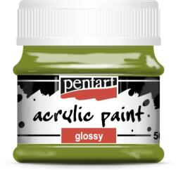 Pentart Fényes akrilfesték 50 ml oliva