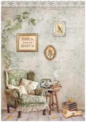 Stamperia A4 rizspapír csom. - Golden Harmony chair