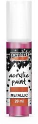 Pentart Metál akrilfesték 20 ml magenta