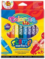 Penta Collection Colorino kétvégű 10db-os nyomdás filctollkészlet 3+