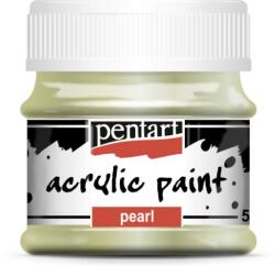 Pentart Gyöngyház akrilfesték 50 ml zöld