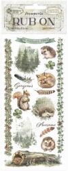Stamperia Rub-on cm 10, 16x21, 6 - Herbarium Silvae forest