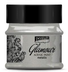 Pentart Glamour metál 50 ml platinum