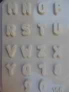 Penta collection Gipszkiöntő forma, normál - Betűk, számok (M - X , 7-10)