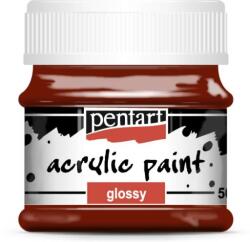 Pentart Fényes akrilfesték 50 ml bordó
