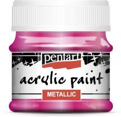 Pentart Metál akrilfesték 50 ml magenta