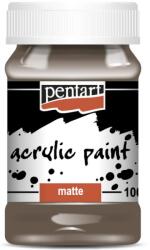 Pentart Matt akrilfesték 100 ml földbarna