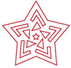 Penta collection Fafigura, 5 db/csomag - csillag 197